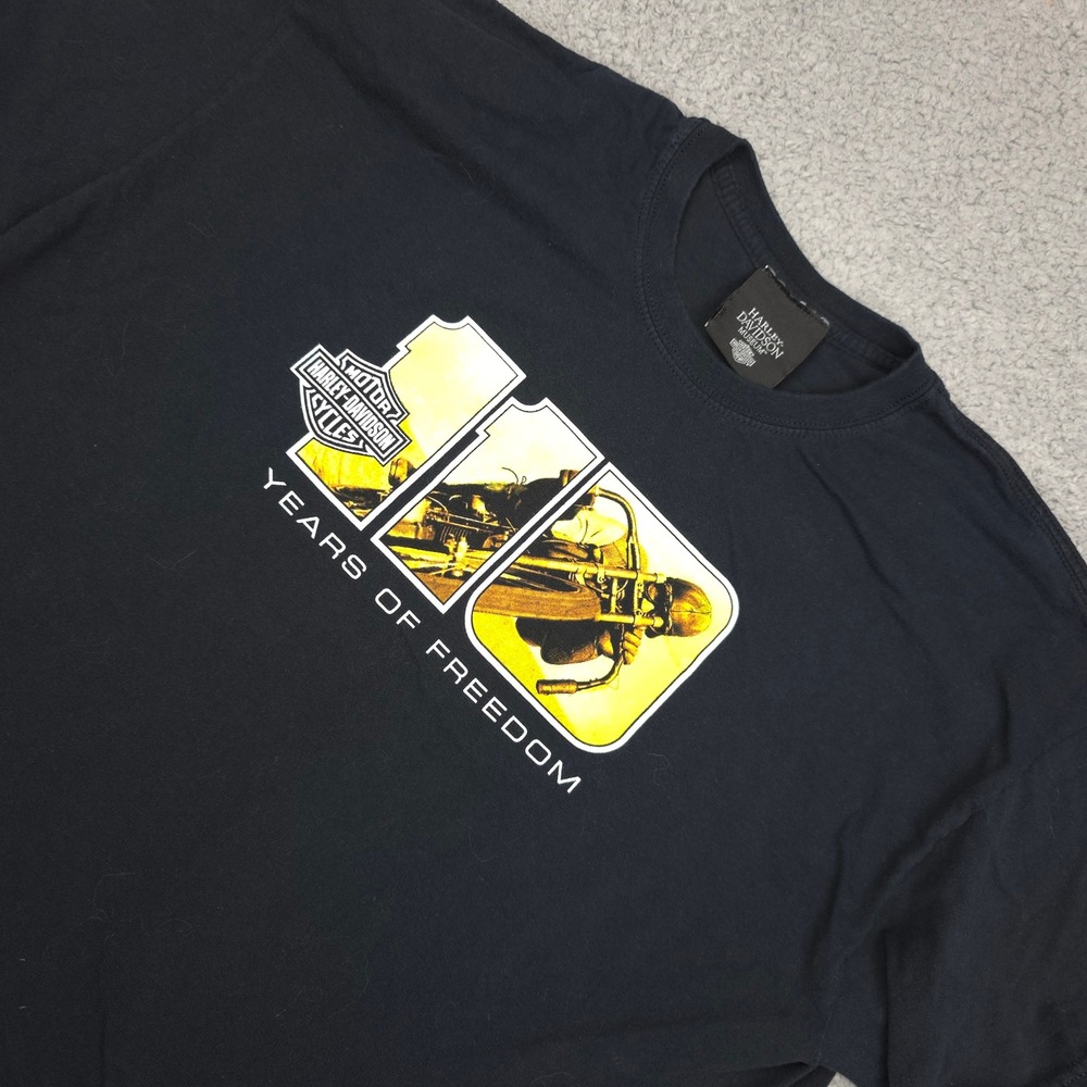 Harley Davidson Museum T-Shirt‎ 110 Years of Freedom Black XL